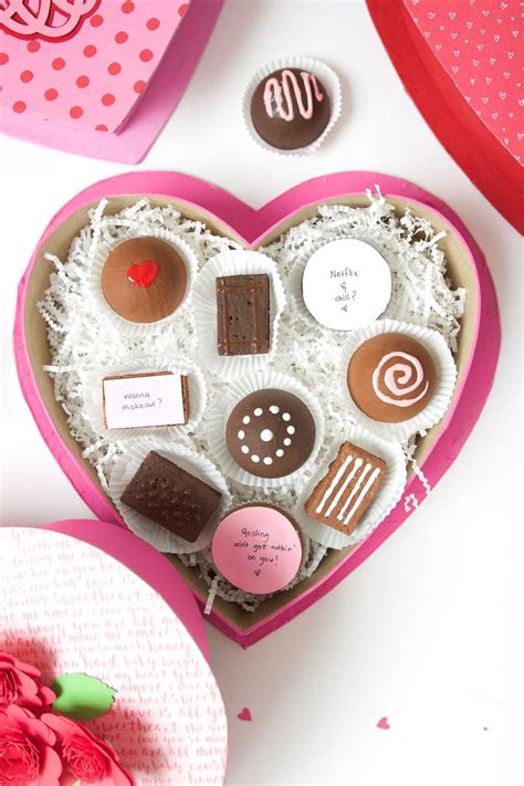 fake chocolate valentine